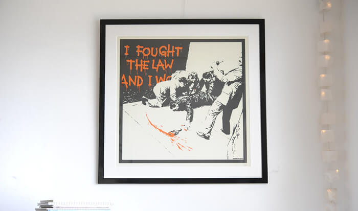 Banksy（バンクシー）I Fought The Law