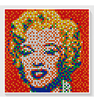 Rubik Shot Red Marilyn