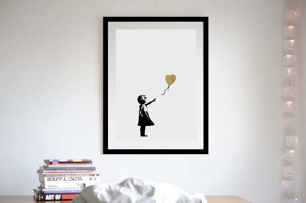 Girl with Balloon (Gold) - WCP Reproduction” ー NOISEKING ノイズキング