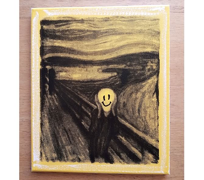 Smiley Scream - Canvas