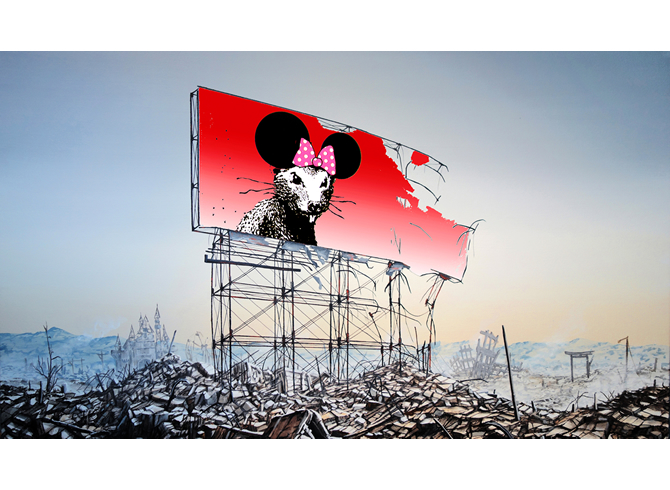 Jeff Gillette（ジェフ・ジレット） -Banksy Minnie Nagasaki ー 