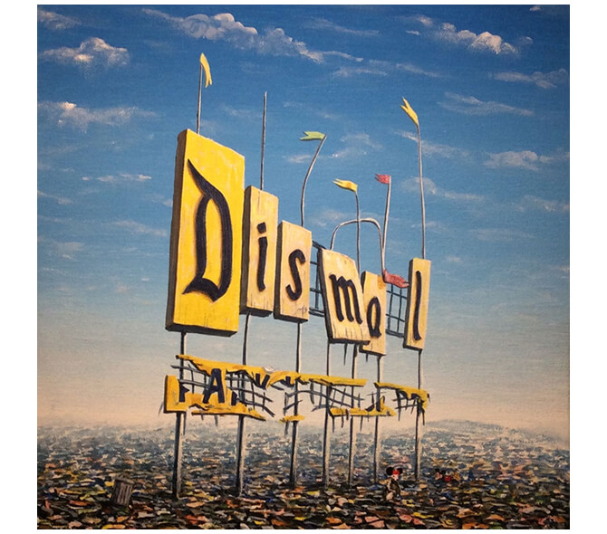 Disneyland Sign 'Dismal' Canvas