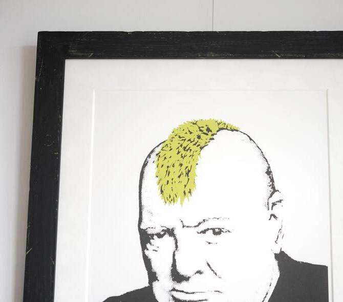 Banksy/バンクシーのポスターの額装