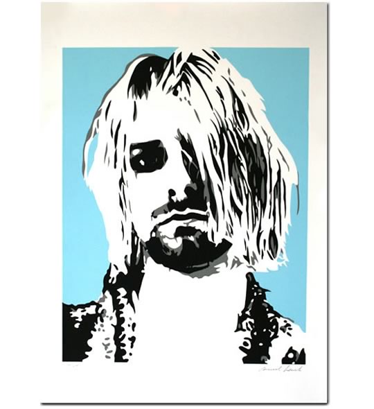 Kurt Cobain �J�[�g�R�o�[�� by Conrad Leach