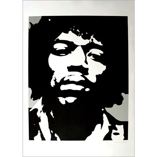 Conrad Leach�i�R�����b�h���[�`�j�ɂ��Jimi Hendrix�i�W�~�w���h���b�N�X�j