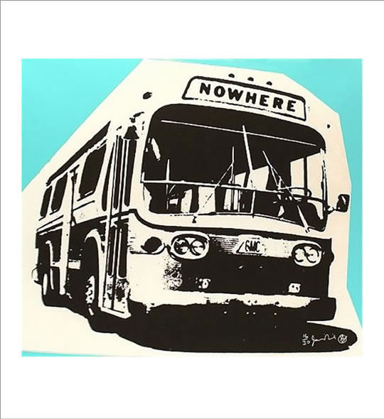 Nowhere Bus by Jamie Reid
