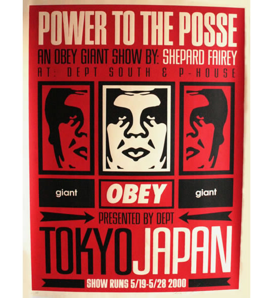 OBEY GIANT �V�F�p�[�h�E�t�F�A���[ Tokyo Show