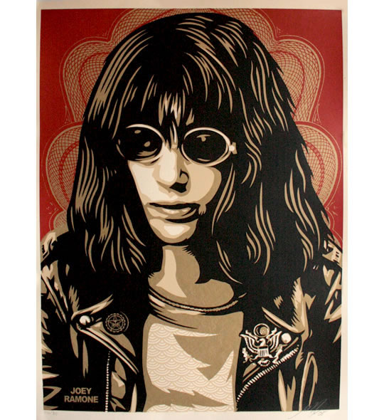 OBEY GIANT �V�F�p�[�h�E�t�F�A���[ Joey Ramone