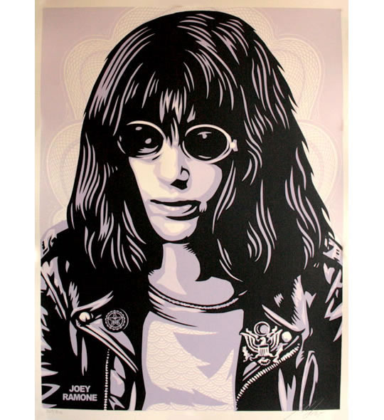 OBEY GIANT�@�V�F�p�[�h�E�t�F�A���[�@Joey Ramone