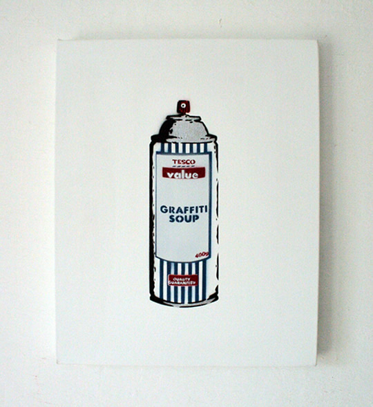 Tesco Graffiti Soup by Rene Gagnon