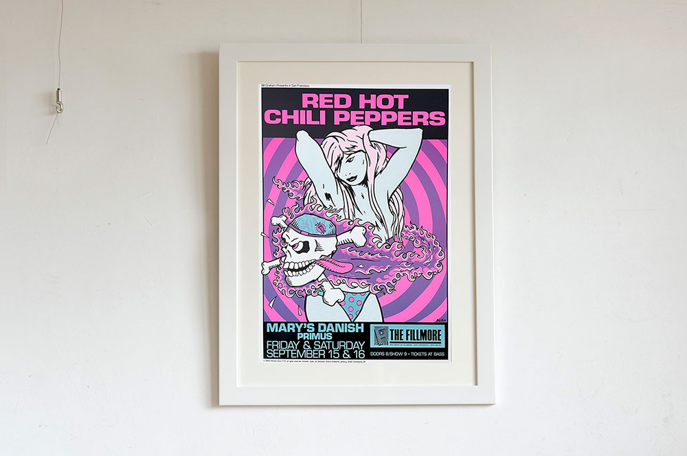 Kozikのポスター「Red Hot Chili Peppers - FILLMORE 1989」を