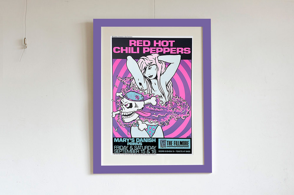 KOZIK RED HOT CHILI PEPPERS ポスター Frank Kozik - Red Hot Chili Peppers / Mary's Danish / Primus