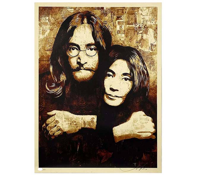 John & Yoko Canvas