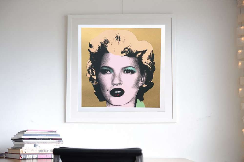 Banksy（バンクシー）Kate Moss（Gold）- WCP Reproductionを販売！ ー ...