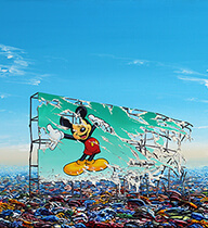 Mickey Billboard Plastic Landfill 