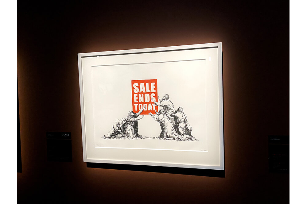 バンクシーBANKSY⭐️POWリトグラフ　COA有り　額付き Banksy（バンクシー） -Sale Ends（サイン入り） -Pest Control