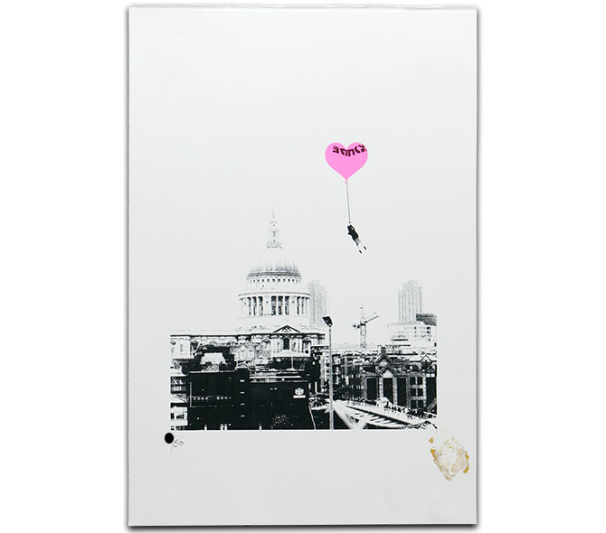 Girl with Heart Balloon