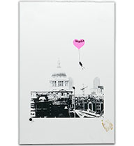 Girl with Heart Balloon