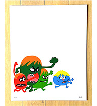 Todd Francis トッドフランシス直筆サイン入りポスター 個展用作品