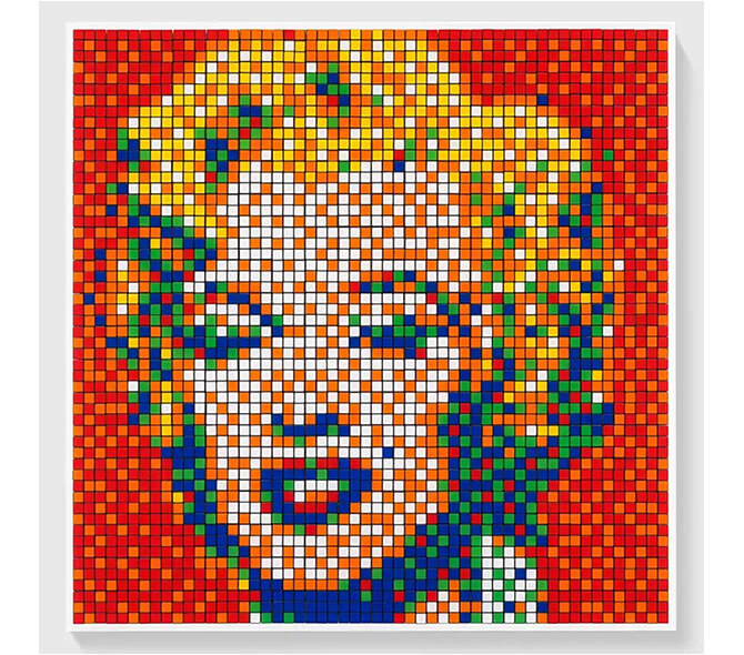 Rubik Shot Red Marilyn