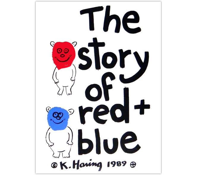 The story of red + blue