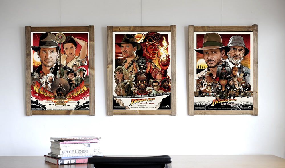 映画ポスター「インディ・ジョーンズ」 by Joshua Budich
