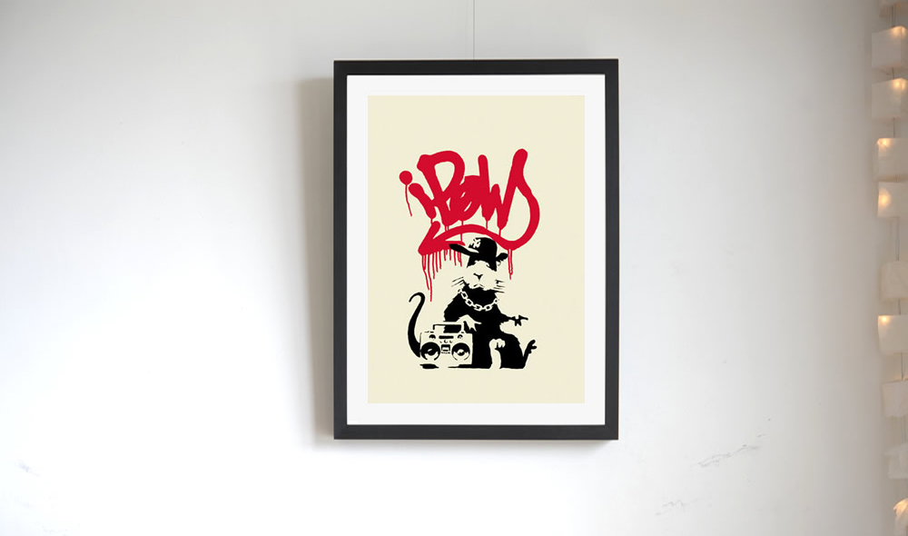 Banksy（バンクシー）-Gangsta Rat Pest ControlのCOA付き作品を販売