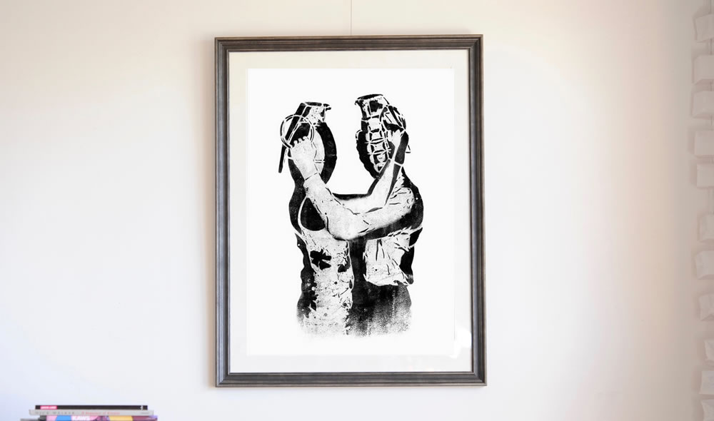 DOLK, Grenade Lovers グラフィティアートポスターを販売 ー