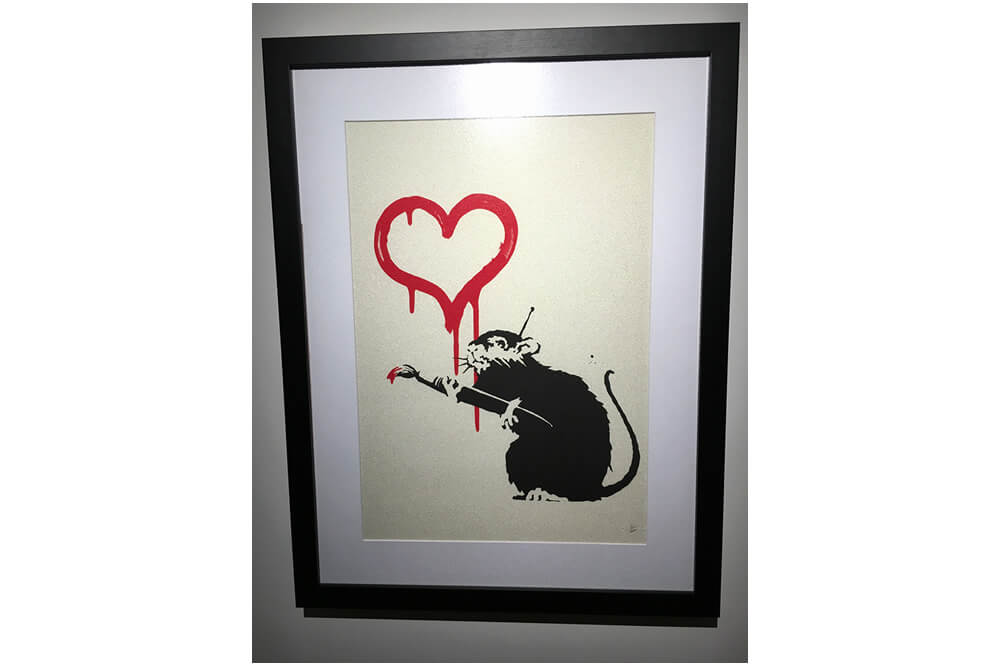 Banksy（バンクシー） -Love Rat -Pest ControlのCOA付き作品を販売 ー ...