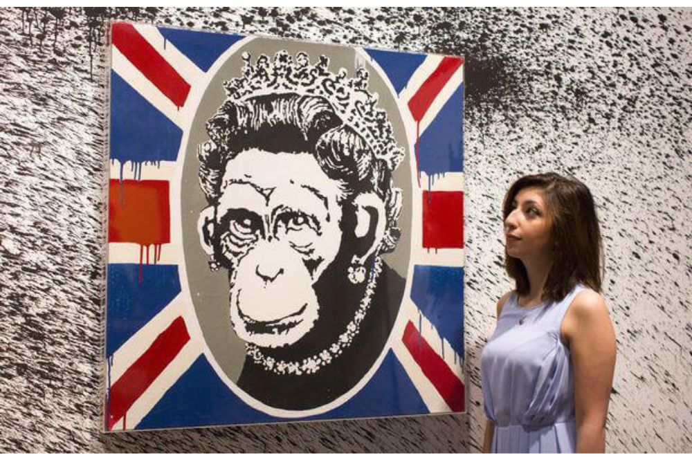 バンクシー（Banksy) - Monkey Queen サイン入りを通販で販売してい