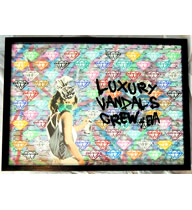 Luxury Vandals (Drew Barrymore) -Aluminium(フレーム付き)