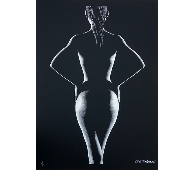 POINTILLISM “OUT OF THE SHADOWS 5.0” WHITE