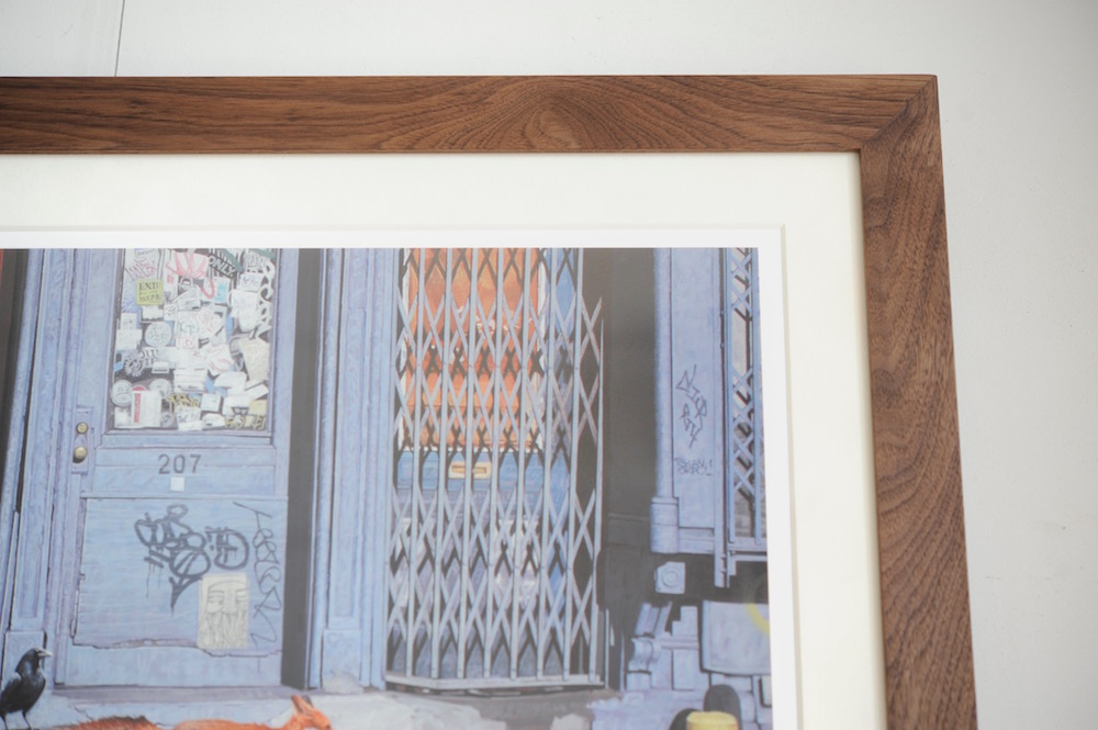 ケビン・ピーターソンのCoalition IIを重厚な木の額縁で額装して