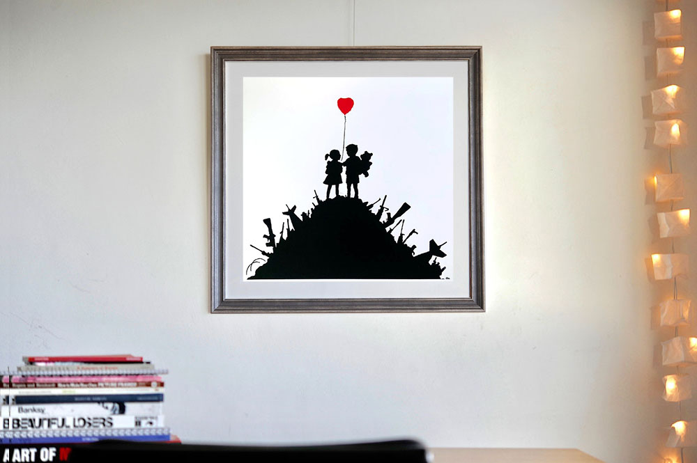 バンクシー Banksy Kids on Guns エスタンプ リトグラフ バンクシー Banksy Kids on Guns エスタンプ リトグラフ