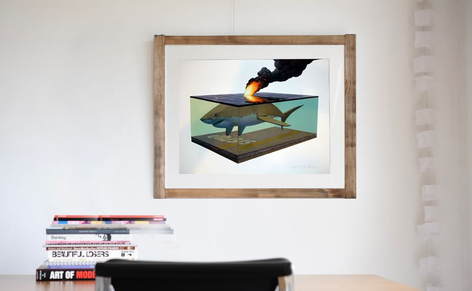 Josh Keyes FRENZY ジョシュ キース Banksy グラフィティ frenzy_sq.jpg?format=1500w