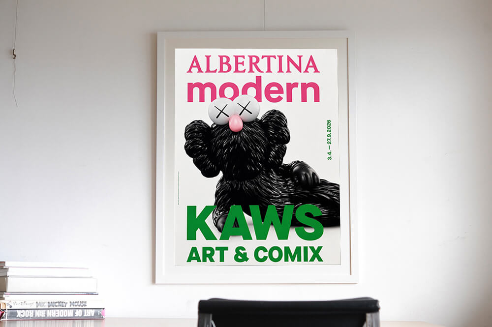 KAWS カウズ Art & Comix 展覧会ポスター ウィーン美術館 ー NOISEKING KAWS カウズ Art & Comix 展覧会ポスター ウィーン美術館 ー NOISEKING