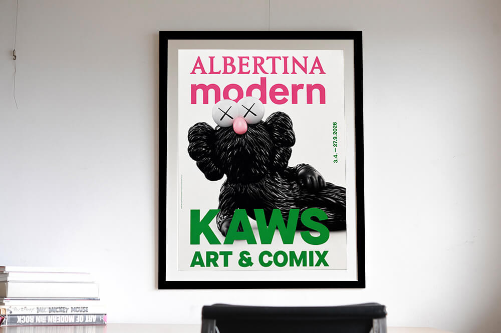 KAWS カウズ Art & Comix 展覧会ポスター ウィーン美術館 ー NOISEKING