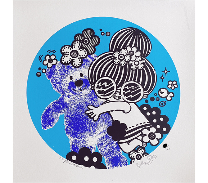 Bear Hugger Blue