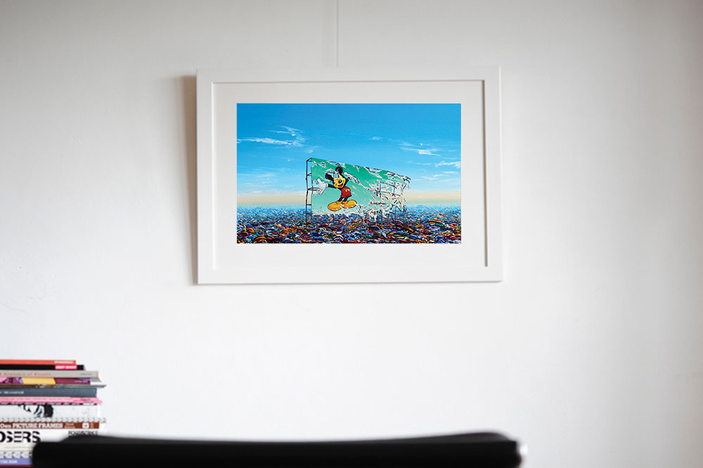 Jeff Gillette（ジェフ・ジレット）のペーパー作品、Mickey Billboard