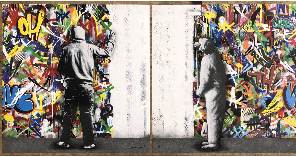 版画 Martin Whatson \"The Cycle\" Artwork “The cycle diptych” from Martin Whatson - Dope! Gallery