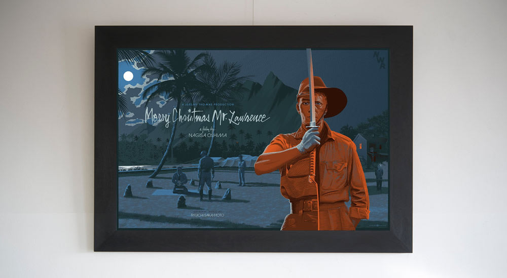 戦場のメリークリスマス」映画 'シルクスクリーン' ポスターの世界へ