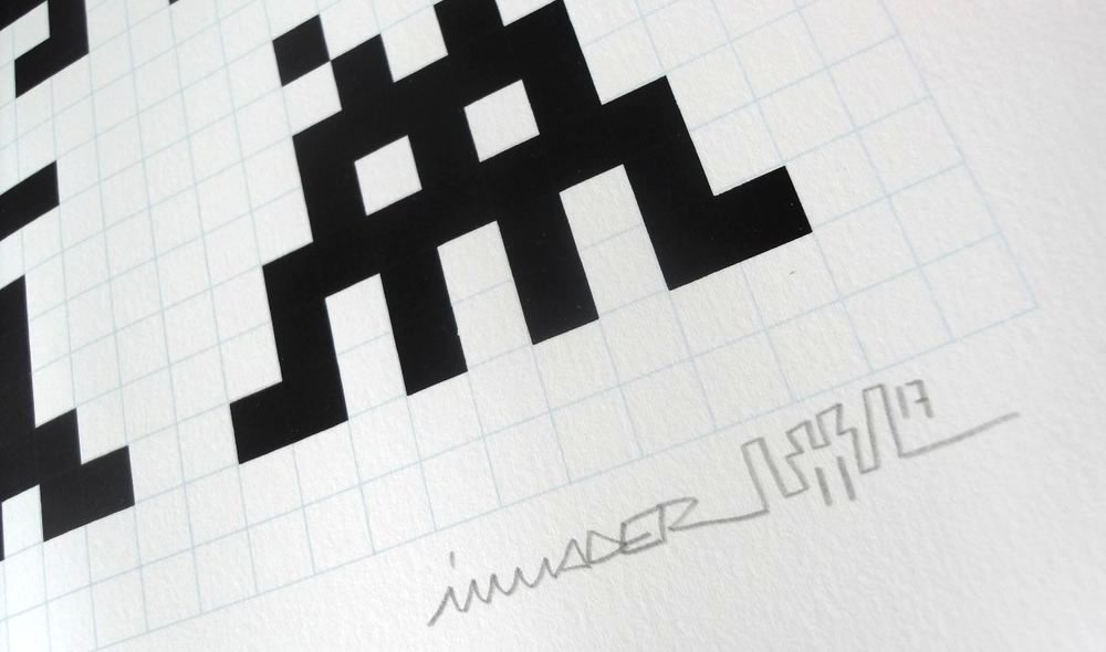 Invader（インベーダー）の１００枚限定のシルクスクリーン ー NOISEKING ノイズキング