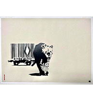 Banksy（バンクシー） -Barcode unsignedのCOA付き作品を販売 ー 