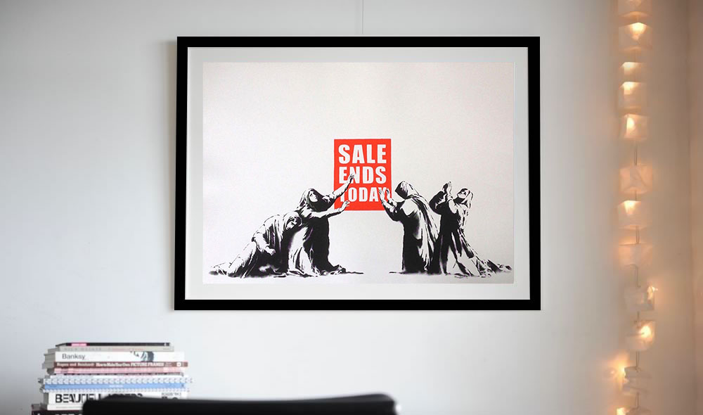 バンクシー BANKSY sale ends today WCP Banksy（バンクシー）Sale Ends - WCP Reproductionを販売しています