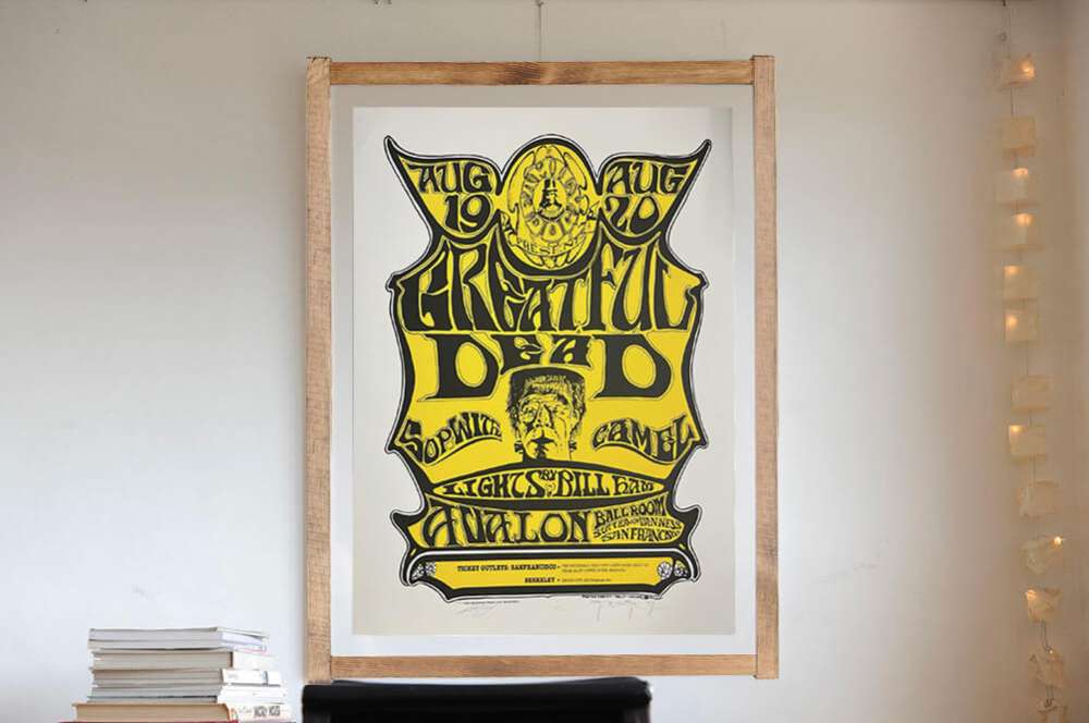 グレイトフルデッドのスタンリー・マウスとアルトン・ケリーの直筆