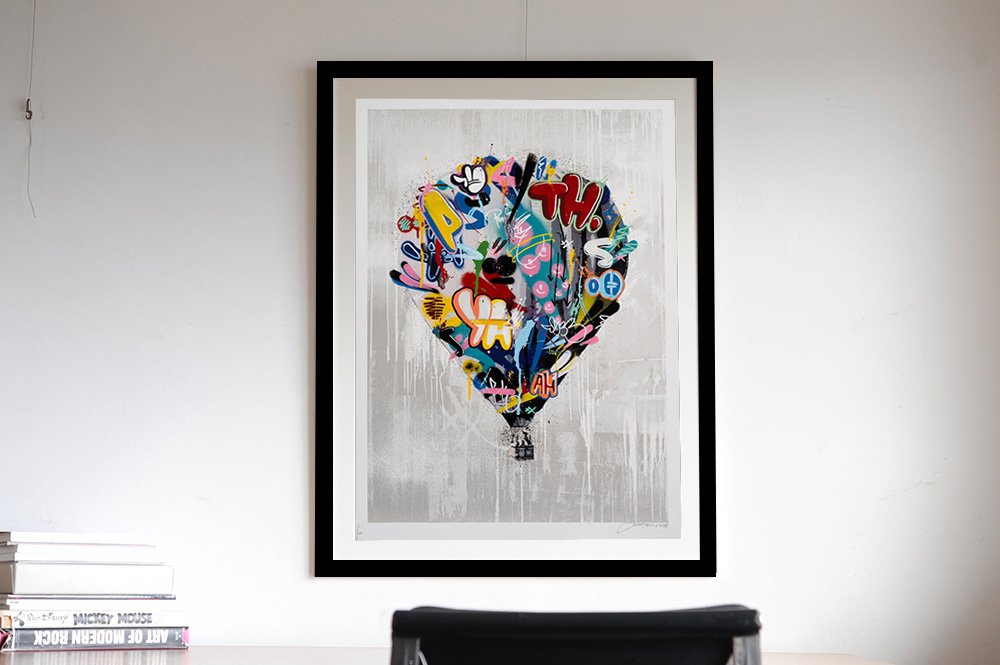 【真作】Martin Whatson-Balloon-ステッカー&フレーム付き！ Martin Whatson（マーティン・ワトソン）「Balloon -main ed」を