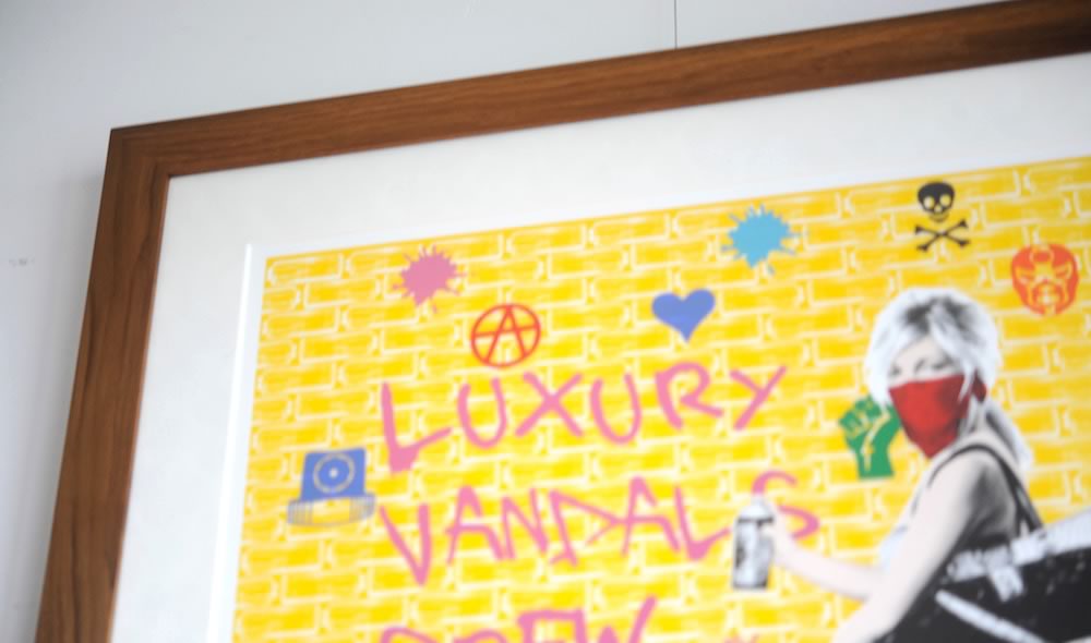 『希少』トラヴィスワーカー額縁アート Static 