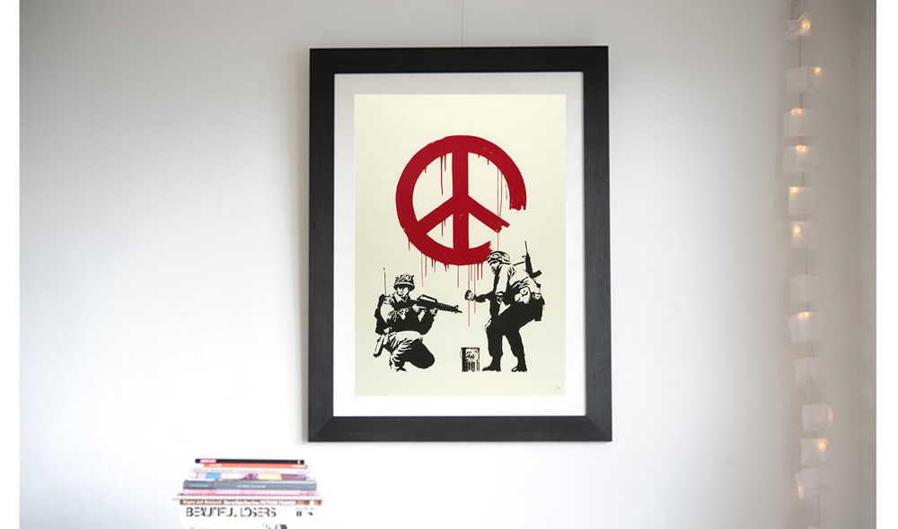 Banksy（バンクシー） -CND Soldiers Pest ControlのCOA付き作品を販売