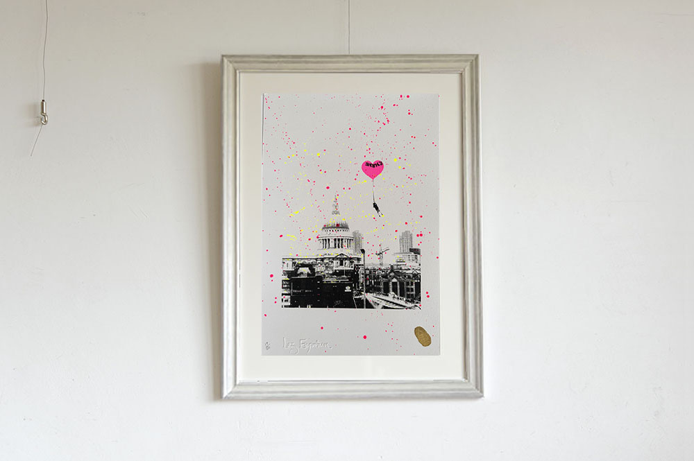 Steve Lazarides（スティーブ・ラザリデス）Girl with Heart Balloonを