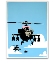 バンクシー(Banksy)の初期頃作品「Happy Chopper」を販売 ー バンクシー(Banksy)の初期頃作品「Happy Chopper」を販売 ー